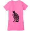 Ladies' Jersey Short-Sleeve Deep V-Neck T-Shirt Thumbnail