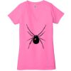 Ladies' Jersey Short-Sleeve Deep V-Neck T-Shirt Thumbnail