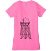 Ladies' Jersey Short-Sleeve Deep V-Neck T-Shirt Thumbnail