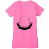 Ladies' Jersey Short-Sleeve Deep V-Neck T-Shirt Thumbnail