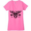 Ladies' Jersey Short-Sleeve Deep V-Neck T-Shirt Thumbnail