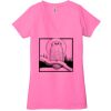 Ladies' Jersey Short-Sleeve Deep V-Neck T-Shirt Thumbnail
