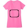 Ladies' Jersey Short-Sleeve Deep V-Neck T-Shirt Thumbnail