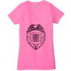Ladies' Jersey Short-Sleeve Deep V-Neck T-Shirt Thumbnail