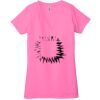 Ladies' Jersey Short-Sleeve Deep V-Neck T-Shirt Thumbnail