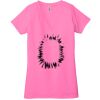 Ladies' Jersey Short-Sleeve Deep V-Neck T-Shirt Thumbnail