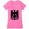 Ladies' Jersey Short-Sleeve Deep V-Neck T-Shirt Thumbnail