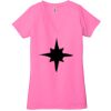 Ladies' Jersey Short-Sleeve Deep V-Neck T-Shirt Thumbnail