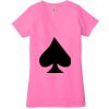 Ladies' Jersey Short-Sleeve Deep V-Neck T-Shirt Thumbnail