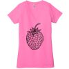 Ladies' Jersey Short-Sleeve Deep V-Neck T-Shirt Thumbnail