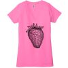 Ladies' Jersey Short-Sleeve Deep V-Neck T-Shirt Thumbnail