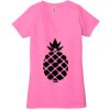 Ladies' Jersey Short-Sleeve Deep V-Neck T-Shirt Thumbnail
