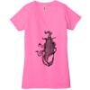 Ladies' Jersey Short-Sleeve Deep V-Neck T-Shirt Thumbnail