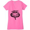 Ladies' Jersey Short-Sleeve Deep V-Neck T-Shirt Thumbnail