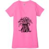 Ladies' Jersey Short-Sleeve Deep V-Neck T-Shirt Thumbnail
