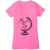 Ladies' Jersey Short-Sleeve Deep V-Neck T-Shirt Thumbnail