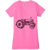 Ladies' Jersey Short-Sleeve Deep V-Neck T-Shirt Thumbnail