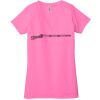 Ladies' Jersey Short-Sleeve Deep V-Neck T-Shirt Thumbnail
