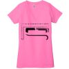 Ladies' Jersey Short-Sleeve Deep V-Neck T-Shirt Thumbnail