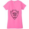 Ladies' Jersey Short-Sleeve Deep V-Neck T-Shirt Thumbnail
