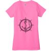 Ladies' Jersey Short-Sleeve Deep V-Neck T-Shirt Thumbnail