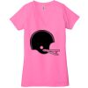 Ladies' Jersey Short-Sleeve Deep V-Neck T-Shirt Thumbnail