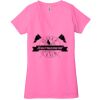 Ladies' Jersey Short-Sleeve Deep V-Neck T-Shirt Thumbnail