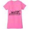 Ladies' Jersey Short-Sleeve Deep V-Neck T-Shirt Thumbnail