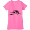 Ladies' Jersey Short-Sleeve Deep V-Neck T-Shirt Thumbnail