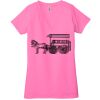Ladies' Jersey Short-Sleeve Deep V-Neck T-Shirt Thumbnail