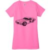 Ladies' Jersey Short-Sleeve Deep V-Neck T-Shirt Thumbnail