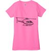 Ladies' Jersey Short-Sleeve Deep V-Neck T-Shirt Thumbnail