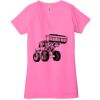 Ladies' Jersey Short-Sleeve Deep V-Neck T-Shirt Thumbnail