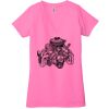 Ladies' Jersey Short-Sleeve Deep V-Neck T-Shirt Thumbnail