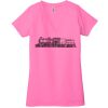 Ladies' Jersey Short-Sleeve Deep V-Neck T-Shirt Thumbnail