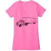 Ladies' Jersey Short-Sleeve Deep V-Neck T-Shirt Thumbnail