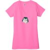 Ladies' Jersey Short-Sleeve Deep V-Neck T-Shirt Thumbnail