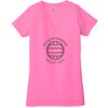 Ladies' Jersey Short-Sleeve Deep V-Neck T-Shirt Thumbnail