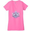 Ladies' Jersey Short-Sleeve Deep V-Neck T-Shirt Thumbnail