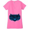 Ladies' Jersey Short-Sleeve Deep V-Neck T-Shirt Thumbnail
