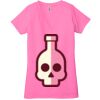 Ladies' Jersey Short-Sleeve Deep V-Neck T-Shirt Thumbnail