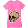Ladies' Jersey Short-Sleeve Deep V-Neck T-Shirt Thumbnail