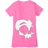 Ladies' Jersey Short-Sleeve Deep V-Neck T-Shirt Thumbnail