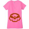 Ladies' Jersey Short-Sleeve Deep V-Neck T-Shirt Thumbnail