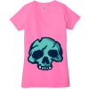 Ladies' Jersey Short-Sleeve Deep V-Neck T-Shirt Thumbnail