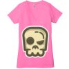 Ladies' Jersey Short-Sleeve Deep V-Neck T-Shirt Thumbnail