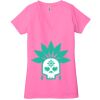 Ladies' Jersey Short-Sleeve Deep V-Neck T-Shirt Thumbnail
