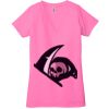 Ladies' Jersey Short-Sleeve Deep V-Neck T-Shirt Thumbnail