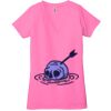 Ladies' Jersey Short-Sleeve Deep V-Neck T-Shirt Thumbnail