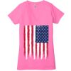 Ladies' Jersey Short-Sleeve Deep V-Neck T-Shirt Thumbnail